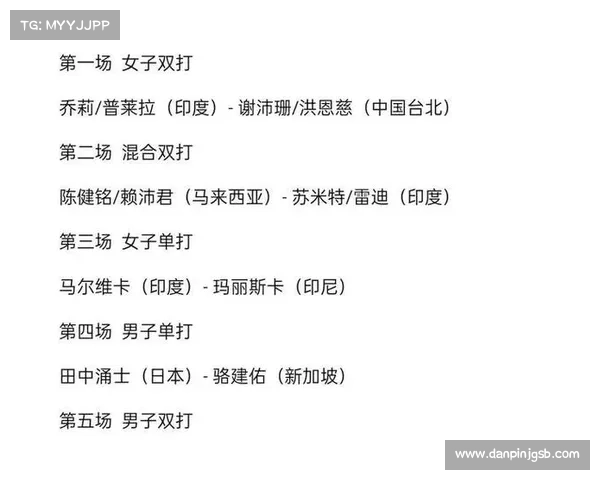 今日羽毛球赛事直播时间
